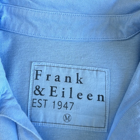 Frank & Eileen Tee Lab Patrick Popover Henley in Saltwater size M - Picture 9 of 13